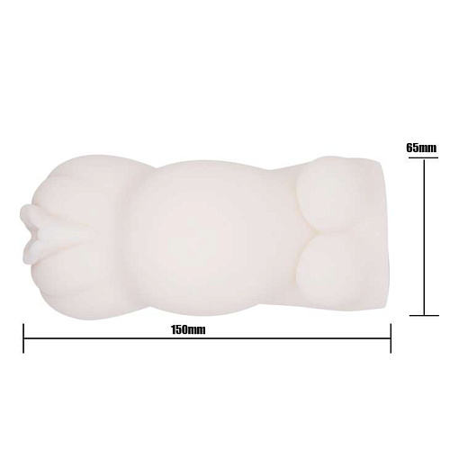 Телесный мастурбатор в виде фигурки беременной женщины Baile BM-009186