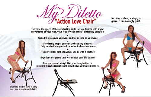 Чёрный секс-тренажёр MyWorld - DIVA My Diletto 911903