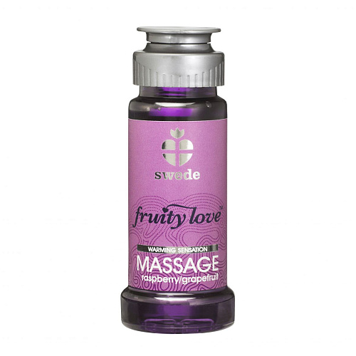 Лосьон для массажа с ароматом малины и грейпфрута Swede Fruity Love Massage Raspberry/Grapefruit  FLM-RAG-050-134
