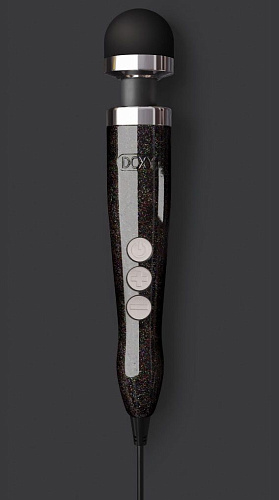 Чёрный вибратор Doxy Number 3 DOXY3EU-DB (28 см)