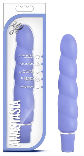 Спиральный сиреневый вибратор Blush Novelties Anastasia BL-41923 (16,5 см)