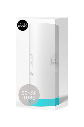 Белый мастурбато с вибрацией Sense Max STW