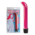 Розовый вибратор для точки G Topco Sales My First G-Spot 1072706 (19 см)