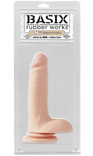 Телесный фаллоимитатор на присоске Pipedream 8 Thicky with Suction Cup PD4309-21 (21,6 см)