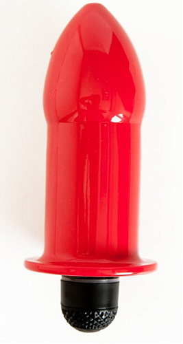 Красная водонепроницаемая вибровтулка ToyFa 901319-9 (12,5 см)