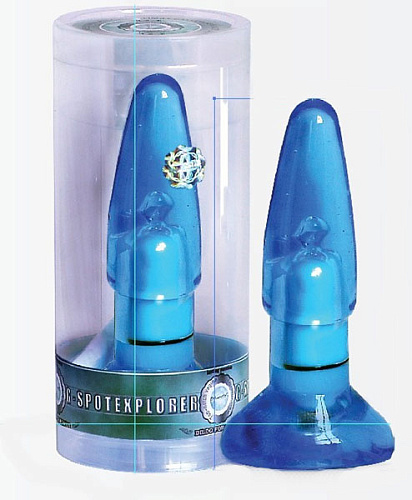 Классическая анальная пробка в тубе фиолетового цвета Sextoy 2011 00356-3