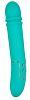Бирюзовый гладкий вибратор California Exotic Novelties Shameless Flirt SE-4445-10-3 (25,5 см)
