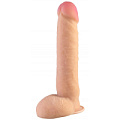 Телесный реалистичный фаллоимитатор Сумерки богов Flex Fix Sistem №80 3205-80 BX DD (24,5 см)