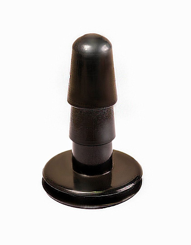 Чёрный соединитель-коннектор на резьбе для страпона LOVETOY (А-Полимер) 990400