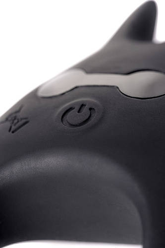 Чёрное эрекционное виброкольцо Erotist из силикона Erotist 548002