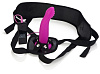 Женский страпон розового цвета California Exotic Novelties 10-FunctionSilicone Love Rider G-Caress SE-1498-25-3 (16 см)