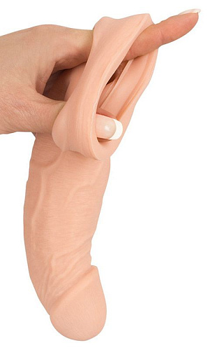 Телесная насадка-удлинитель с фиксацией мошонки Orion 05329830000 (21 см)