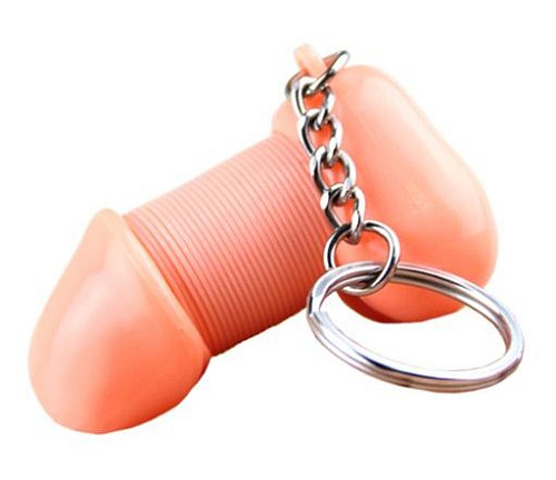 Телесный брелок для ключей в форме пениса Romfun ZB-002