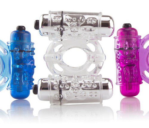 Кольцо с двойной вибрацией Screaming O The Double Wammy ODW-110