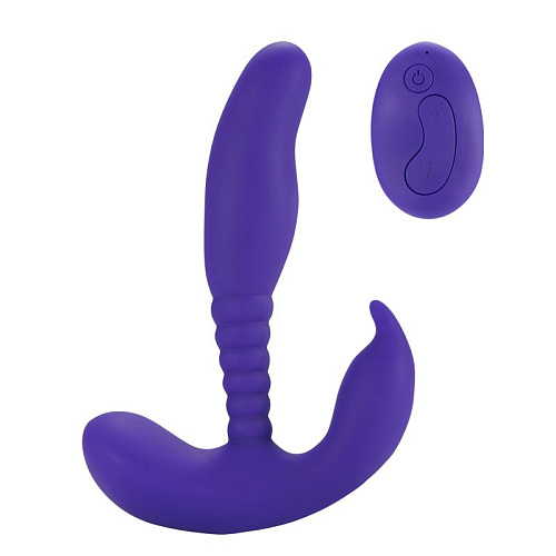 Фиолетовый стимулятор простаты Howells Remote Control Anal Pleasure Vibrating Prostate Stimulator 182018Purple (13,5 см)