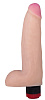 Телесный вибратор-реалистик с мошонкой LOVETOY (А-Полимер) 803600 (20 см)