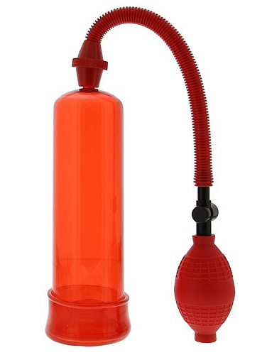 Вакуумная помпа красного цвета Dream Toys Penis Enlarger Red 20075