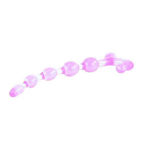 Розовый анальный стимулятор Baile BI-040005-0101S (22 см)