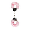 Наручники с розовым мехом EDC Wholesale Furry Handcuffs ET258PNK