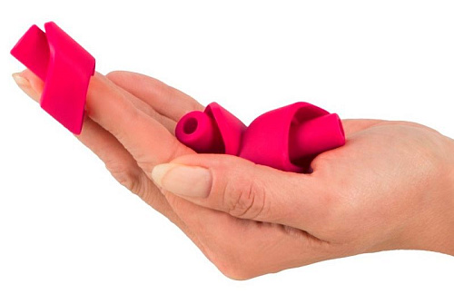 Набор из 3 насадок красного цвета увеличенного размера для вакуумного стимулятора Womanizer 2GO 0531251