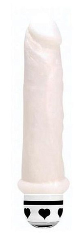 Белый вибратор c 10 функциями вибрации Dream Toys Precious Pearl 20231 (16,5 см)