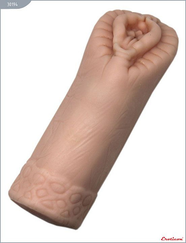 Телесный мастурбатор с бусинками Eroticon Personal Girl  30194