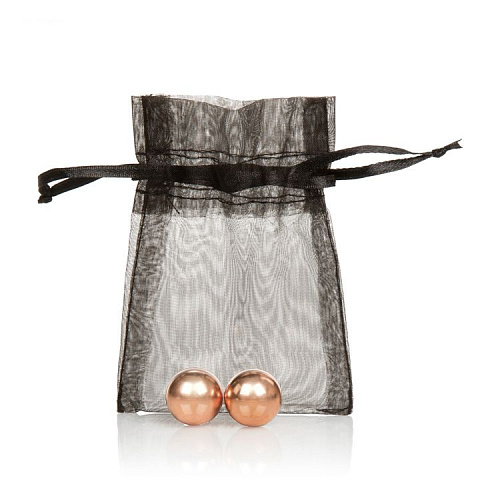 Золотистые вагинальные шарики California Exotic Novelties Entice Weighted Kegel Balls SE-2720-03-3