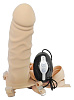 Поясной полый вибратор телесного цвета Seven Creations Mojo Throttle A004B1F084Y4 (18 см)