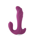 Фиолетовый вибратор с клиторальной стимуляцией Tonga N5 RECHARGEABLE DUO VIBRATOR 530005