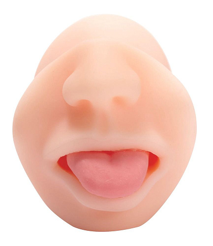 Мастурбатор-ротик телесного цвета Pornhub Deep Throat Stroker 94866