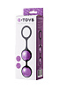 Фиолетово-чёрная вагинальные шарики A-toys TOYFA 764007