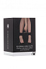 Чёрные двусторонние оковы на ноги Reversible Ankle Cuffs Shots Media BV OU190BLK