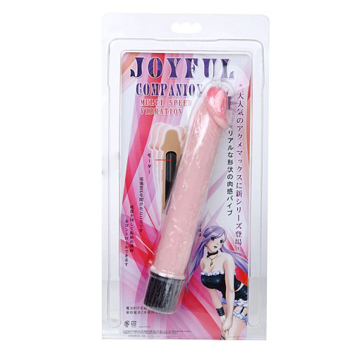 Водонепроницаемый вибратор-фаллос телесного цвета Baile BW-027037-1002 (21 см)