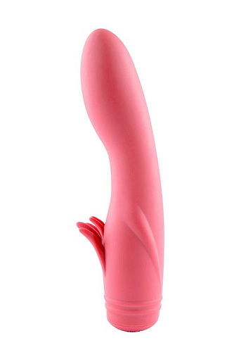 Розовый вибратор с усиками NMC ULTI CLIMAX RECHARGEABLE VIBRATOR 111855 (17 см)