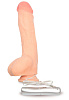 Большой вибратор-реалистик с вибрацией телесного цвета Пикантные штучки DP02024T-7Z (25 см)