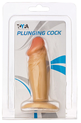 Пробка-фаллос телесного цвета ToyFa 962010 (10 см)