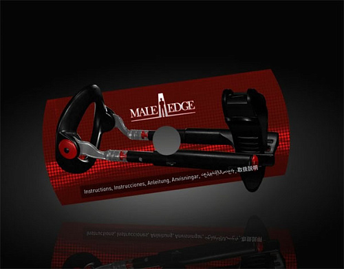 Устройство для увеличения пениса чёрного цвета Male Edge Pro 202