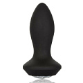 Чёрная анальная вибропробка с кристаллом California Exotic Novelties Vibrating Petite Crystal Probe SE-0385-05-3 (9,5 см)
