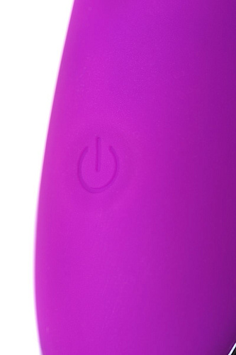 Фиолетовый вибратор с ресничками JOS DESI 783017 (18,5 см)