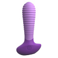 Сиреневый анальный вибратор с рёбрышками Pipedream Petite Tease-Her PD4936-12 (11,9 см)
