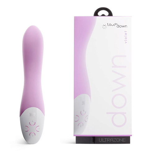 Вибромассажёр фиолетового цвета Topco Sales U Touch Down Violet 1600339 (12,7 см)