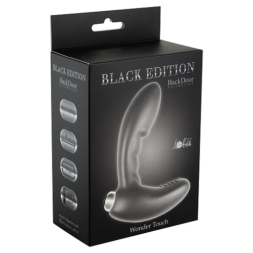 Серый стимулятор простаты с вибрацией Lola toys Wonder Touch Grey 4220-02Lola