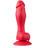 Красный анальный фаллоимитатор на присоске NMC SHOVE UP 6INCH SILICONE DONG RED 111711 (15,2 см)