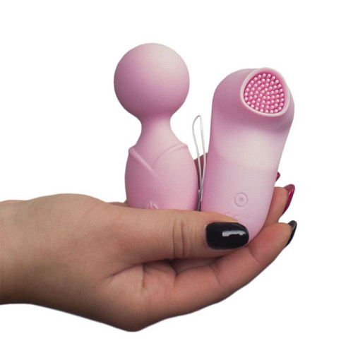 Розовый вибронабор для женщин RestArt SONG RA-347