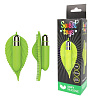 Салатовый клиторальный стимулятор в виде листика Bior toys ST-40144-7 (12,5 см)