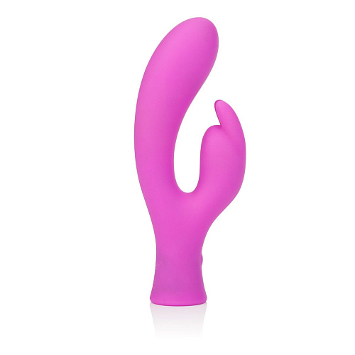 Перезаряжаемый розовый вибратор со стимулятором клитора Jopen Envy 7 JO-6001-10-3 (18,5 см)