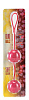 Красные вагинальные шарики с сердечками Seven Creations DUO BALLS 06-092RD BCD GP
