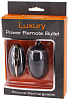Чёрное виброяйцо с пультом ДУ Seven Creations LUXURY POWER REMOTE BULLET W0078B1SPGAC