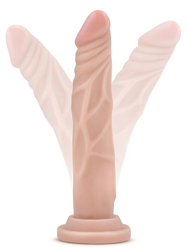 Телесный фаллоимитатор Blush Novelties 7.5 Inch Silicone Dildo BL-26513 (19 см)