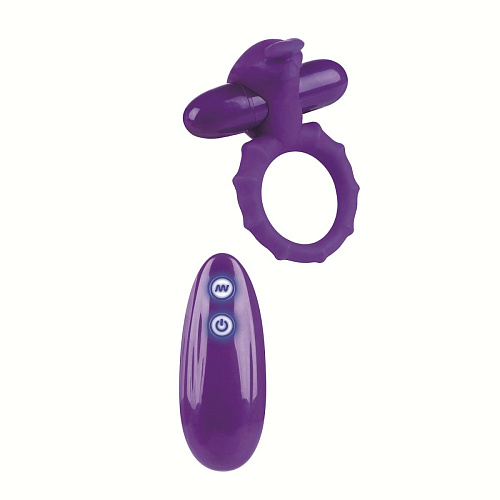 Фиолетовое эрекционное виброкольцо с радиоуправлением California Exotic Novelties EMMA SE-4715-10-3